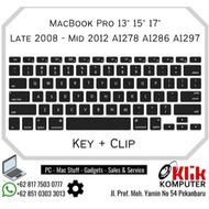 TOMBOL Macbook Pro A1278 Keyboard Key Button with Clip SingleOriginal
