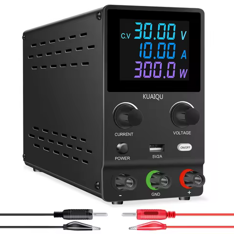 DC Lab Power Supply 30V 10A Adjustable Power Source For Phone Repair 24V 48V 72V Switching Power Sup