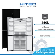 Hitec 4 Doors INVERTER Refrigerator 480L Peti Sejuk 4 Door Fridge HTR-F5884D