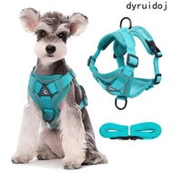 DYRUIDOJ Cat Harness Leash, Reflective Trim Breathable Cat Harness Leash Set, Safety Vest Style Univ