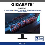 GIGABYTE GS27Q X | 27" QHD | 1ms (MPRT) | 240 Hz | AMD Freesync Premium Gaming Monitor