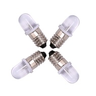 Sgmy 5pcs E10 Led Bulb DC 3V 4.5V Instrument Bulb Indicator Bulb Flashlight Bulb QDD