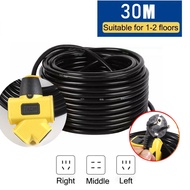 Dây nguồn dài 30M có ổ cắm dây nguồn 220V đa năng cao cấp đúc phích cắm