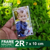 2R Acrylic Magnetic Frame Polaroid Magnetic Acrylic Frame/ Magnetic Photo Frame/ Photocard Figure/