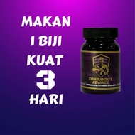 100% ORIGINAL COMMANDO'S ADVANCE CANDY / 1 BOTOL 10 BIJI UBAT KUAT DAN TAHAN LAMA