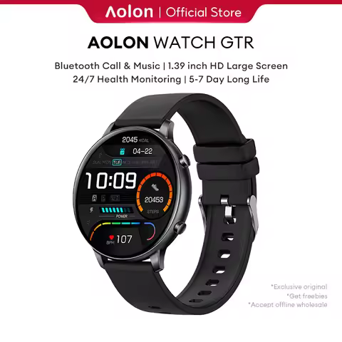 Aolon GTR Smart Watch 1.39Inch HD Bluetooth Call Sport Fitness Tracker Calorie Calculation Waterproo