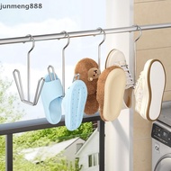 junmeng888 1/4pcs Stainless Steel U-Shaped Shoe Drying Rack, Windproof, Quick-Dry, Space-Saving Wall