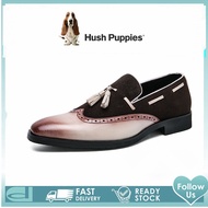 Hush Puppies รองเท้าหนัง รองเท้าทํางาน แบบเป็นทางการ สไตล์เกาหลี สําหรับผู้ชาย ไซซ์ 45 46 47 48TH