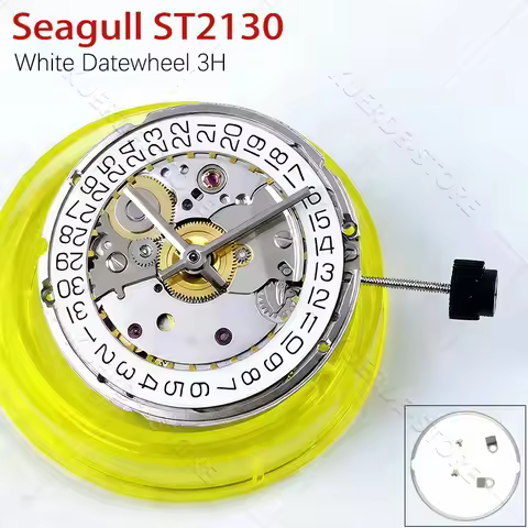 Seagull ST2130 Automatic Mechanical Movement 28 Jewels 28800 bph 48 Hours Replacement ETA 2824 PT500