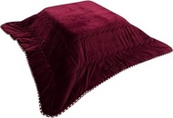 Arie Ace 2 Kotatsu Futon, Wine, Width 74.8 x Depth 74.8 inches (190 x 190 cm), Smooth to the Touch