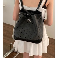 Bag 2-in-1 backpack, shoulder bag, shoulder bag, college work bag, Y2K korean style