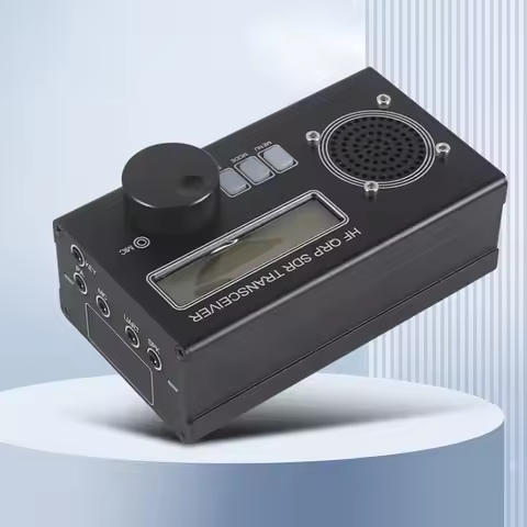 8 Band USDX USDR HF QRP SDR Transceiver HF Ham Radio Built-in Battery QRP CW Transceiver with Mic Sh