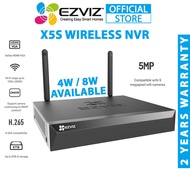 Ezviz X5S 4W / 8W 3K UHD Wireless NVR 4W / 8W 4 Channel/8 Channel H.265 Recorder Video EZVIZ NVR