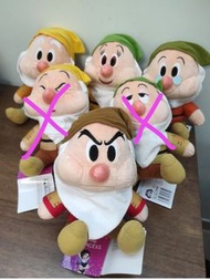 全新迪士尼白雪公主/七個小矮人毛絨公仔