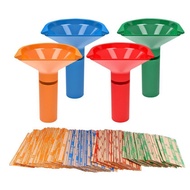 Coin Sorters Tubes Bundle Handheld Coin Quick Counting Sorting Funnel Suitable for US Dollars