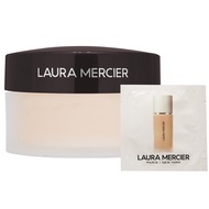 【Laura mercier 蘿拉蜜思】煥顏透明蜜粉(#TRANSLUCENT)(29g)加贈煥顏輕透完美粉底(#1N2 VANILLE)(1ml) (公司貨)