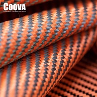 3K Orange Kevlar & Carbon Fiber Cloth Mixed Twill Pattern Used For DIY Decoration
