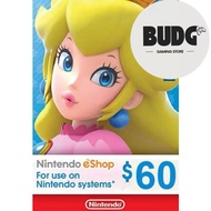 [Fast] Nintendo Switch eShop US Code (USD 60) | Switch 2 /OLED /Lite | Nintendo eShop US eShop USA
