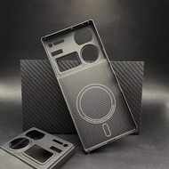 เคสโทรศัพท์คาร์บอนไฟเบอร์บางเฉียบแบบครอบเต็มสำหรับ Nubia Z70 Ultra Z60 Ultra Z50 Ultra ป้องกันการตกห