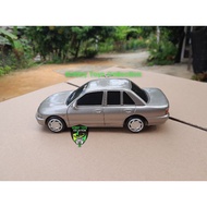 replika kereta hiasan Proton Wira scale 1:24 perawan yellow