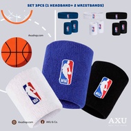 HEADBAND + WRISTBANDS AXU NBA SPORTS EXTREMELY GOOD SWEAT ABSORPTION (BTDA01)