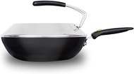 Wok Saucepan Skillet Pan Iron Pot Uncoated, No Rust, Frying Pan, Steak Pot, Gas Cooker, Universal 30Cm Frying Pan interesting