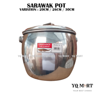 20CM/26CM/30CM Handle Pot/ Aluminium Handle Pot/ Big Pot/ Periuk Bertangkai/ Periuk Besar/ Cap Buaya Malaysia