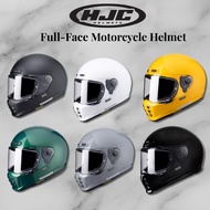 HJC V10 HJH248 Solid Black Full-Face Motorcycle Helmet – Medium (S–XL)