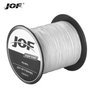 JOF เอ็นตกปลา4เส้น PE สายถัก PE ปลาคาร์พสายทะเลมัลติฟิลาเมนโต8 ~ 80LB 1000ม. 500ม. 300ม. แมลงวัน Pes