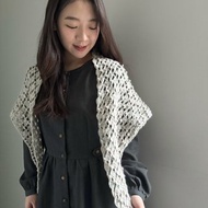 isk-026-日本鈴蘭花すずらん三角披肩材料包+教學影片