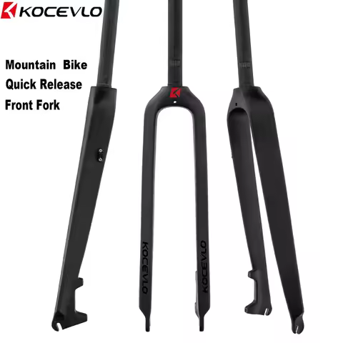 Mountain bike all carbon quick release front fork 26/27.5/29er Ultralight T800 Hard Fork 3K Full Car