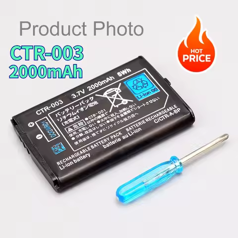 1-10PCS 2000mAh CTR-003 for Nintendo 2DS 3DS NEW 2DS XL Battery CTR-003 for Nintendo 3DS N3DS Gamepa