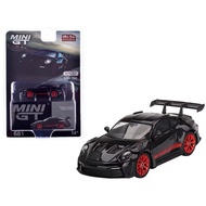 Mohinhxeps-1/64_ MINI GT 681 Porsche 911 (992) GT3 RS Black with Pyro Red