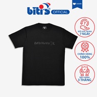 Áo Thun Nam Nữ Tay Ngắn Cổ Tròn Thời Trang Bitis Chất Liệu Cotton Hunter X Bitis BOU001500DEN (Đen)