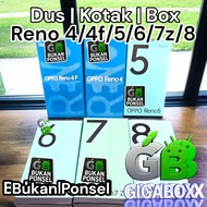 Box | CARDBOARD | O Reno 4 Series Box 4F/ 4 Pro/ 5/ 6/ 7Z/ 8/ 8 5G/ 8 Pro 5G/ - Decorative Display