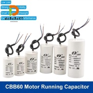 DOHOHPH Motor Run Capacitor, 450V Round CBB60 Capacitor, 4UF-100UF Washer Capacitor