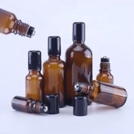 Inti Botol Roll On Kaca Amber 5Ml, 10Ml, 15Ml, 20Ml, 30Ml, 50Ml, 100Ml