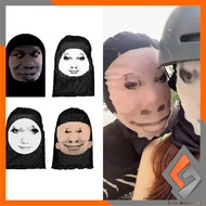 SN-C649 Cute Ugly Face Mask Unique Creative Abstract Face Expression Mask / Prank Cosplay Mask Joke 