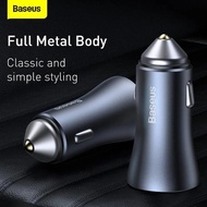 [ BASEUS ] Golden Contactor Pro Dual Quick Charger Car Charger U+C 40W