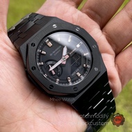 GShock Ap Stainless Black Rose Gold  Size Mini GMA-S2100-1A