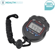 HealthGuru Stopwatch Waterproof Digital Running Timer Sports LCD Chronograph Stop Watch Timer Sport 