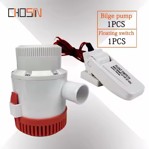 3700GPH Bilge PumpLarge Flow Dc 12v 24v Electric Water Pump For Boats Submersible Boat Water Pump Wi