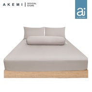 ai by AKEMI Colourtone Collection Fitted Sheet Set | 100% MicroXT 700TC (Queen)