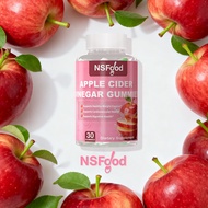 Apple Cider Vinegar Gummies 30 pcs with Vitamins B6 & B12 for Health Probiotic Prebiotic Supplement