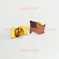 American Flag Pin United States Flag Brooch Pin American Flag Pin - Various Hats
