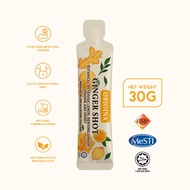 Origina Ginger Shot | Minuman Botanical | 30g | 30g x 15 Sachets | Dengan Ginger Shot Dan Rekaan Bot