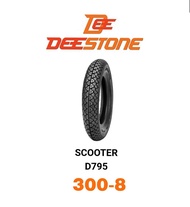 ยางนอกมอเตอร์ไซค์ ล้อScooter 300-8 D795 แบรนด์DEESTONE