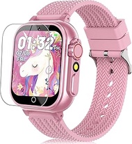 Kids Smart Watch for Girls Boys Ages 3-12 with 2 Screen Protector 32 Games 3 Sport Mode Video Camera