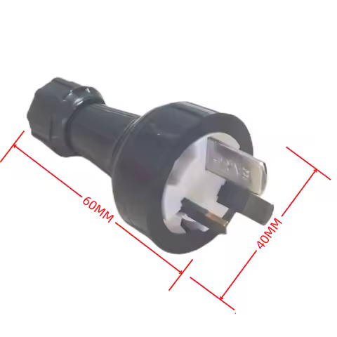 SAA Approved Australia AU 3 Pin AC Electrical Power Adapter Male Plug Socket Outlet 10A 250V NZ Elec