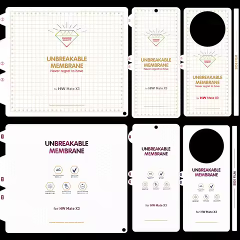 Inner Front Back Clear HD Soft Hydrogel Protective Film For Huawei Mate X2 X3 X5 X6 X XS 2 3 5 Matte